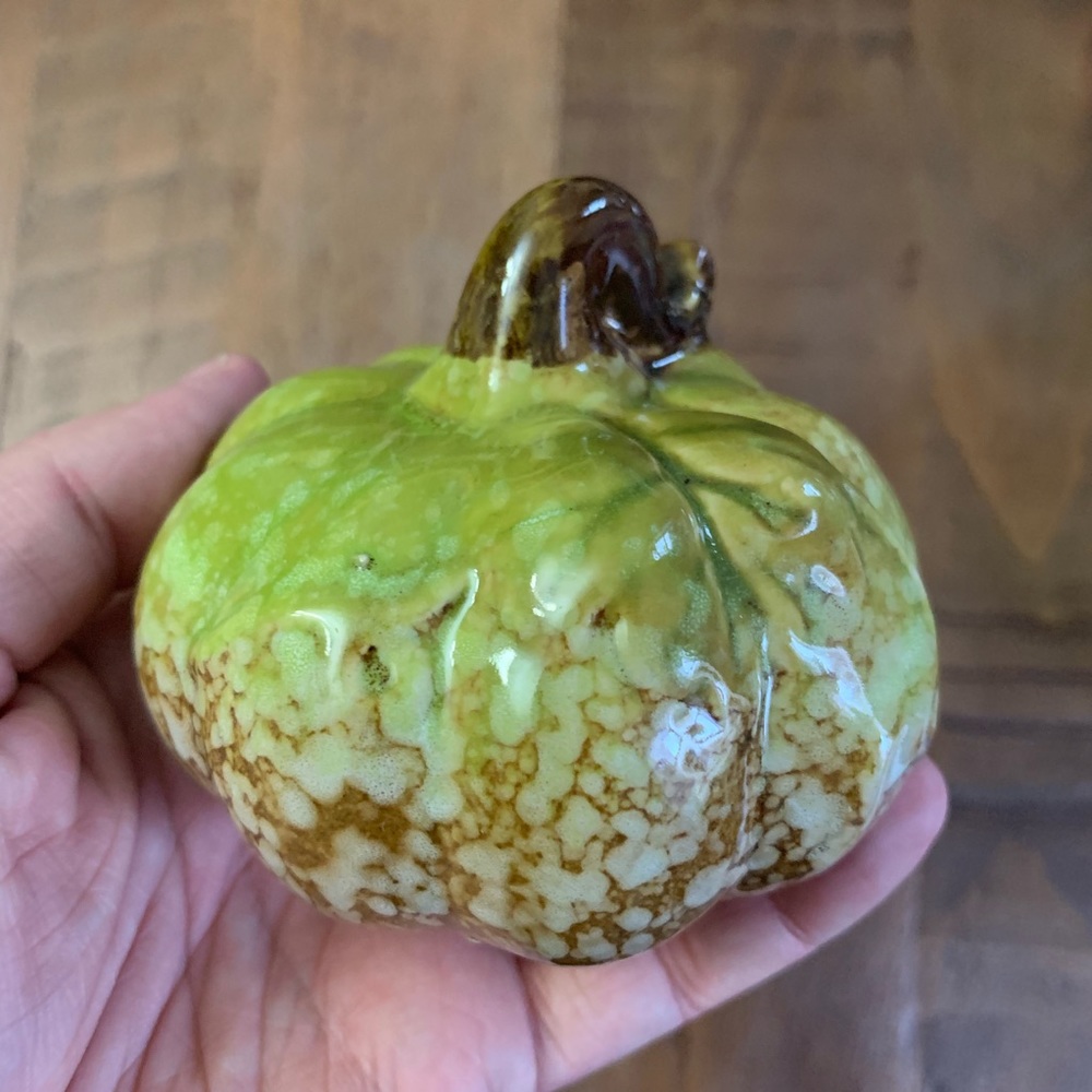 🏠 [home]  3 decorative ceramic pumpkin set - Picture 5 of 6